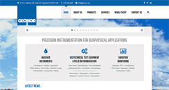 Desktop Screenshot of geonor.com